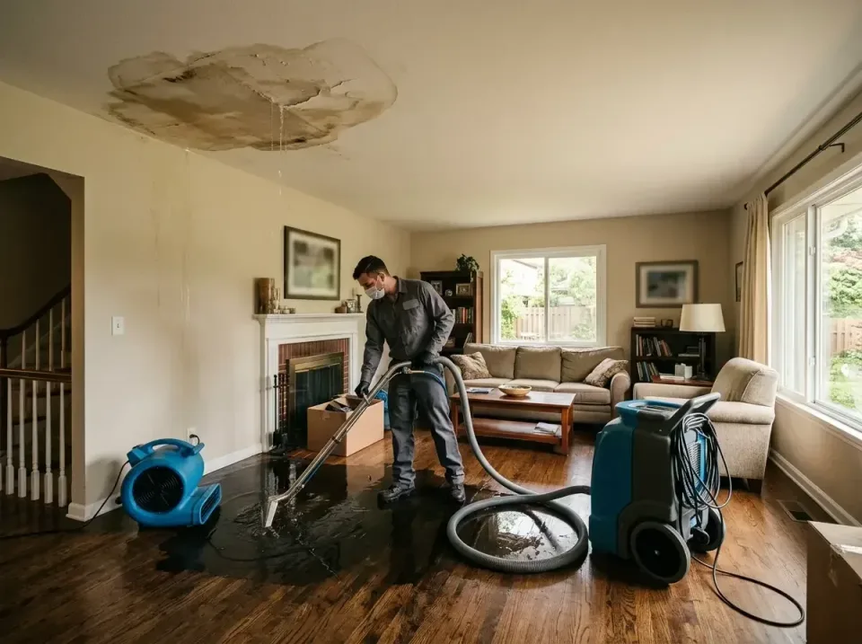 attic-pipe-burst-ceiling-drip-008 — frequently asked questions, Water Damage Restoration & Carpet Care in Winchester, TN